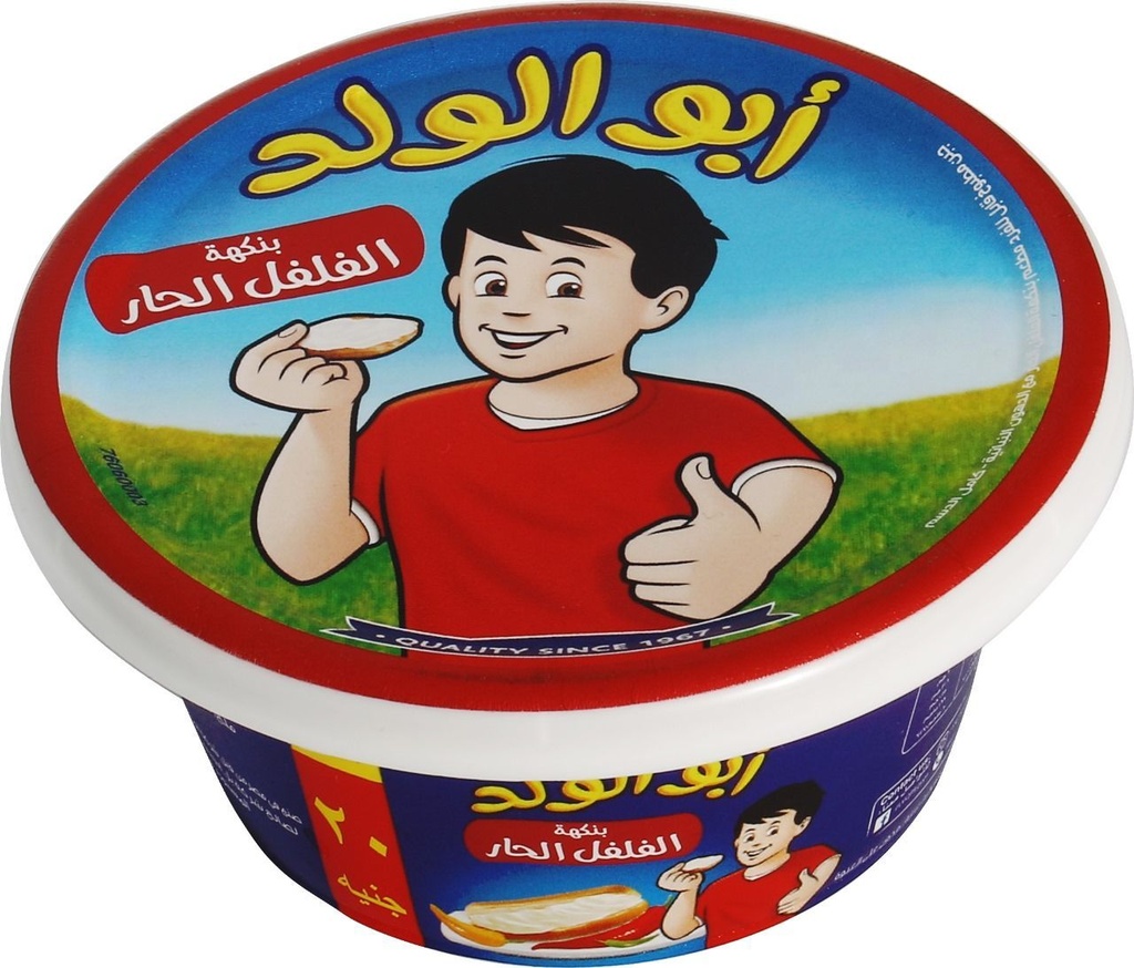 جبن ابوالولد اسبريد فلفل حار100 ج