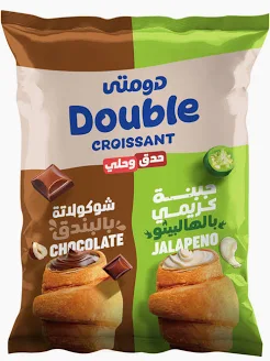دومتي كروسون دبل شوكلاته وهليبينو