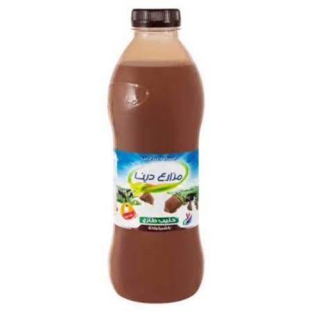 لبن بالشوكلاتة مزارع دينا 1 لتر