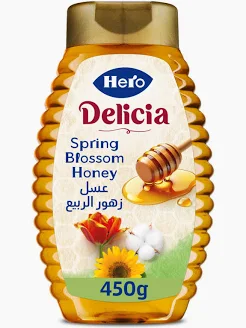 عسل هيرو اسكويز 450 ج زهور الربيع