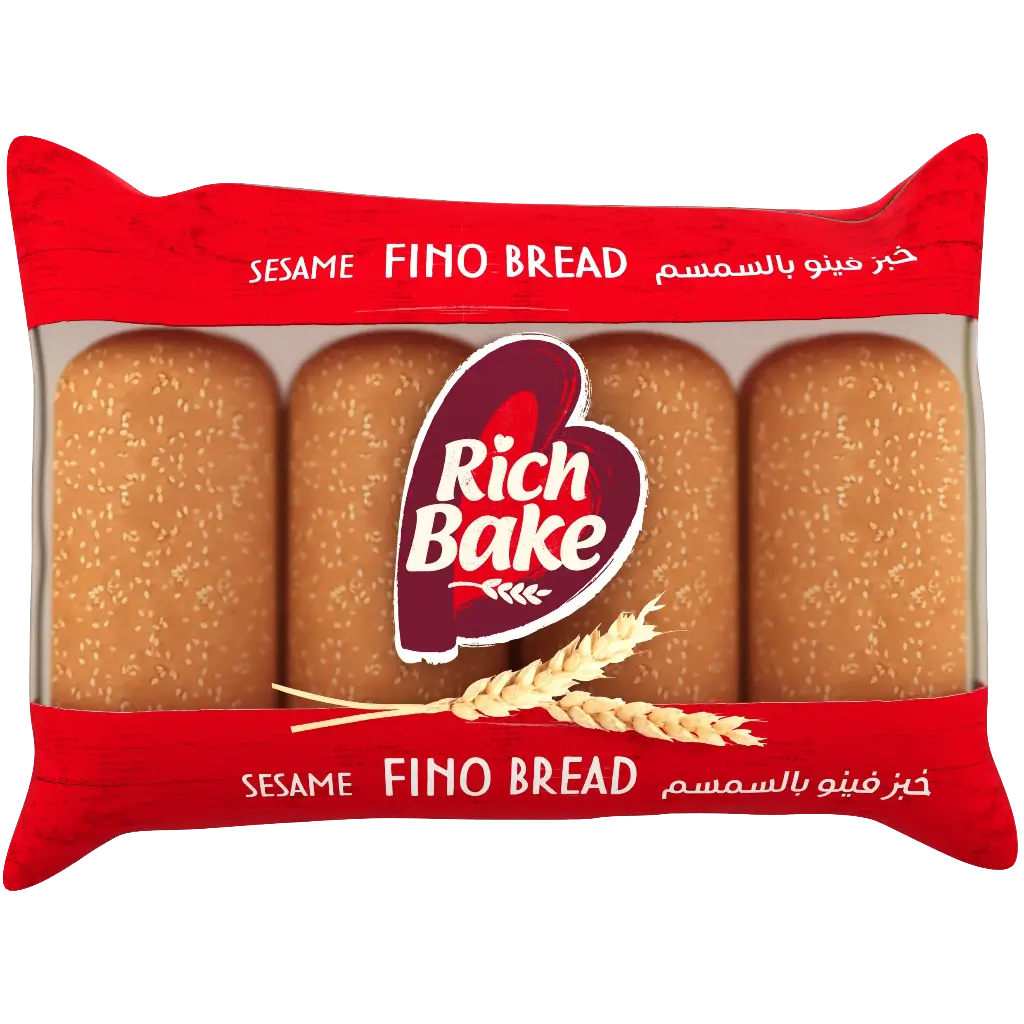 خبز برجر جليزد ريتش بيك 