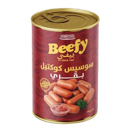 سوسيس كوكتيل بقري 